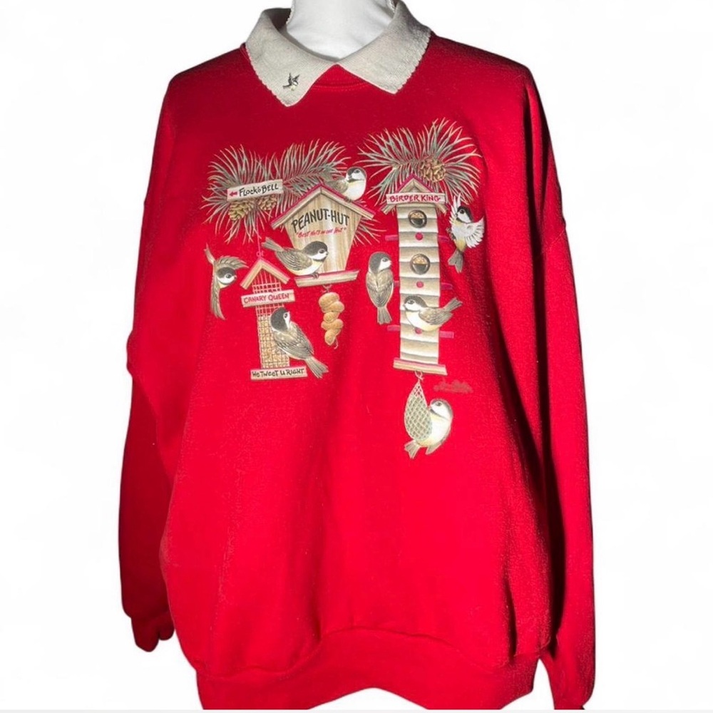 Morning sun vintage bird sweater 🦅